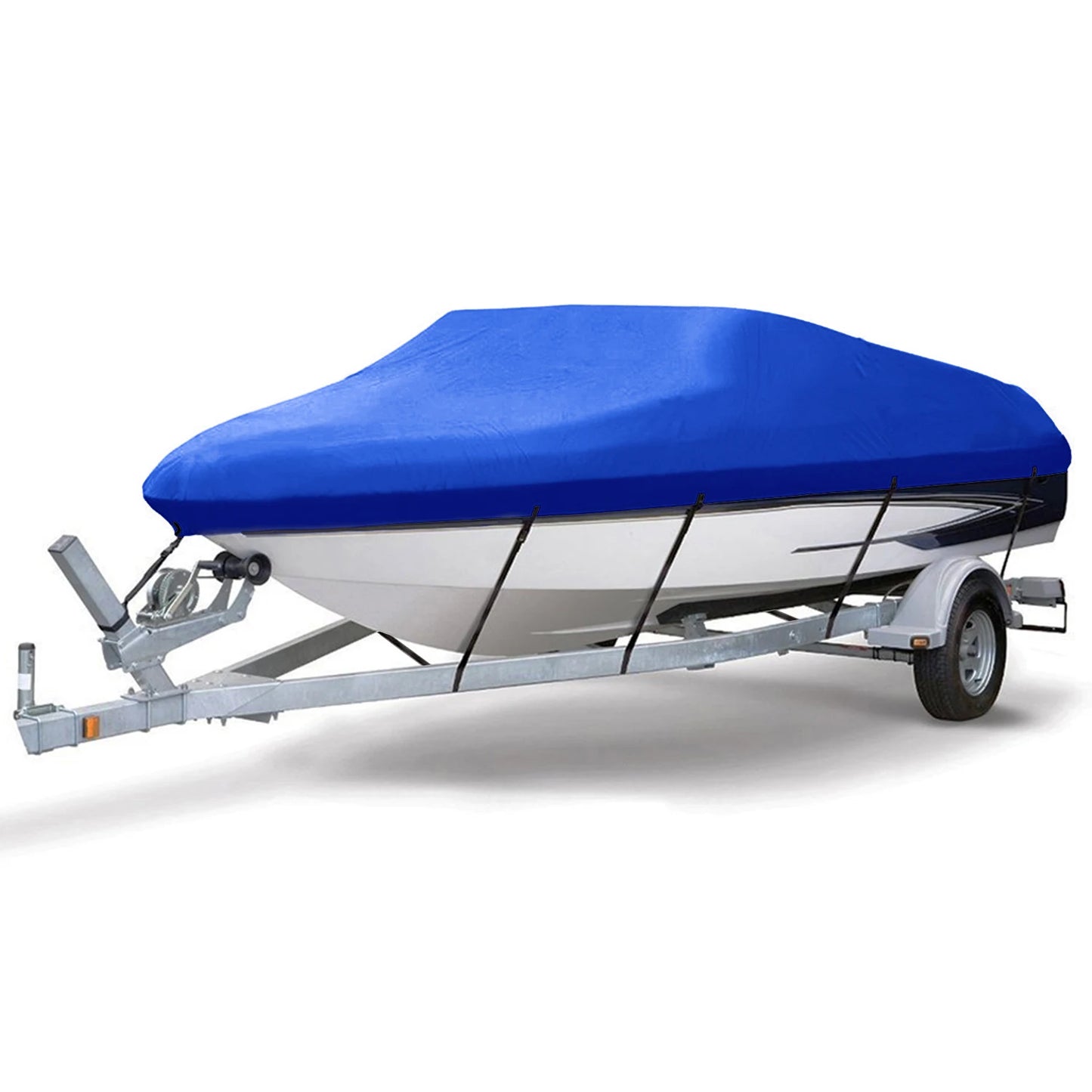 Boat Cover Rain Waterproof Fishing Universal Ski Bass Speedboat V-Shape Boat Cover Marine Boat Accessories Boat Equipment 16ft