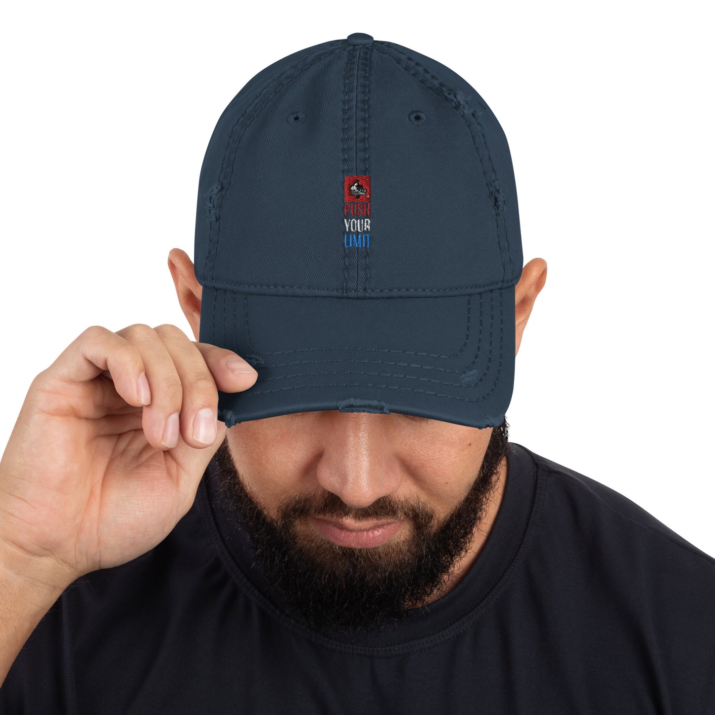 AQUA AIST - Distressed Dad Hat