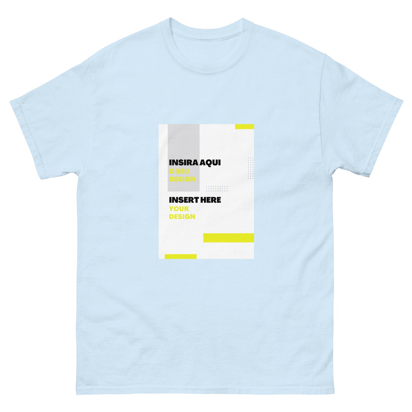 AQUA Print - Camiseta clássica masculina