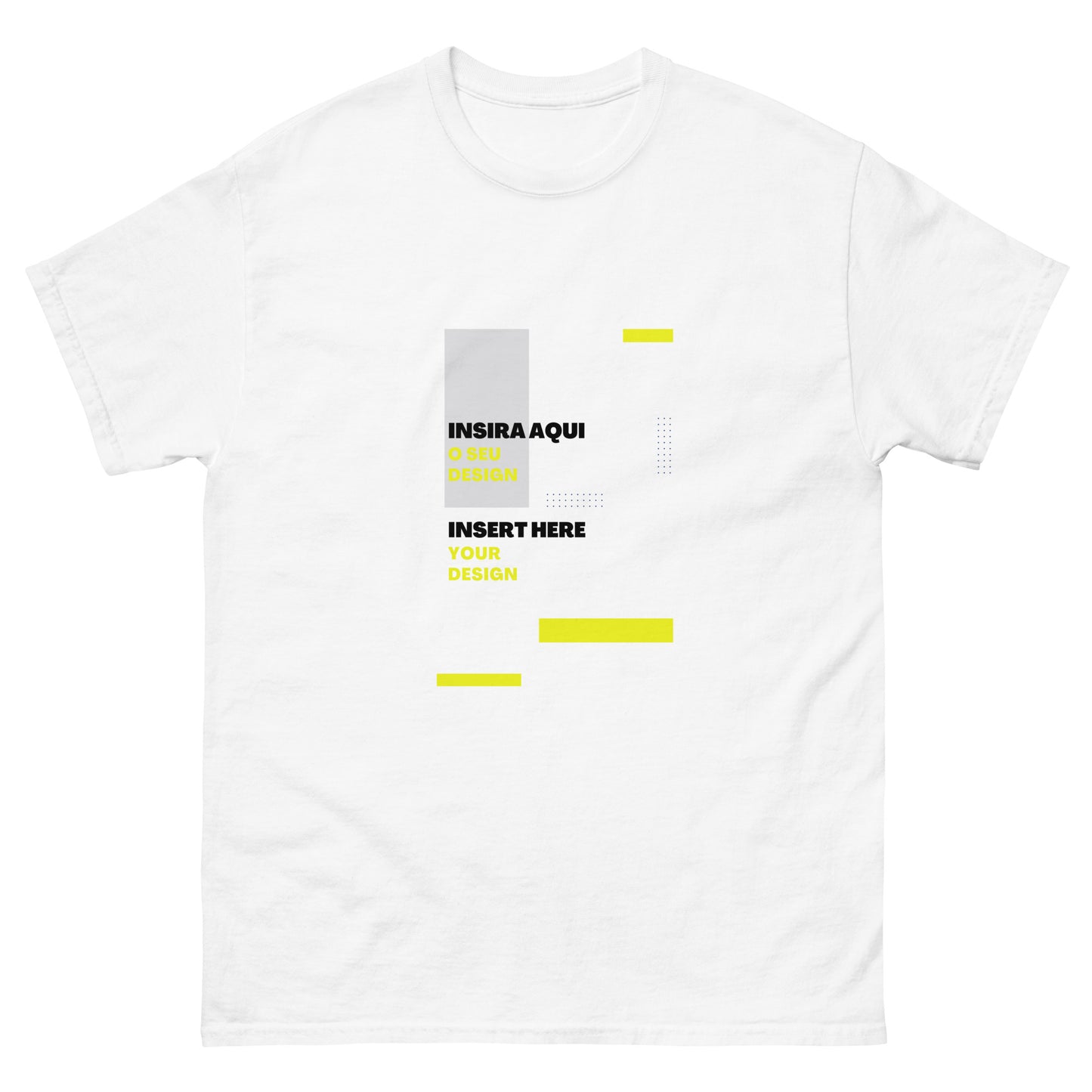 AQUA Print - Camiseta clássica masculina