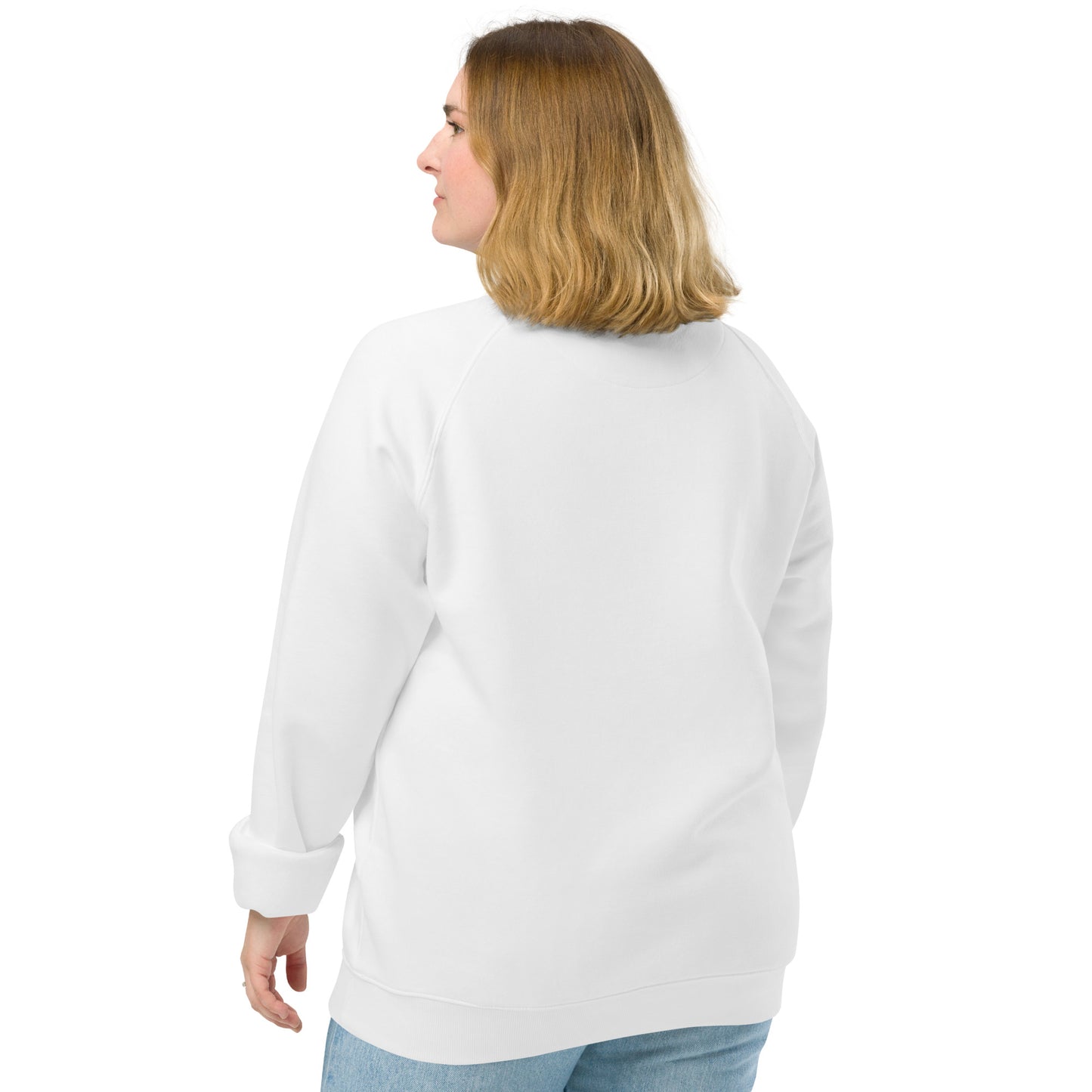 AQUA AIST - Unisex organic raglan sweatshirt