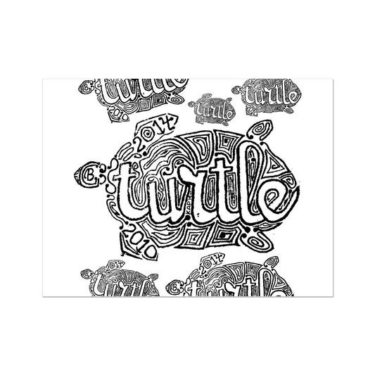 AQUA HMP2 - 12 - Turtle - Wall Art Poster