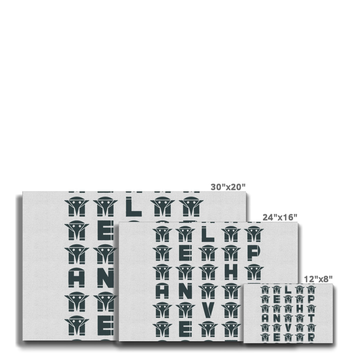 AQUA HMP2 - 04 - Elephant Vert - Eco Canvas