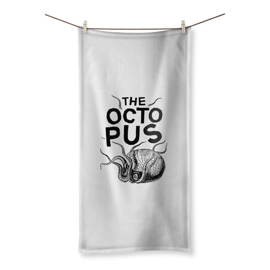 AQUA B&W - 03 - Octopus - Beach Towel