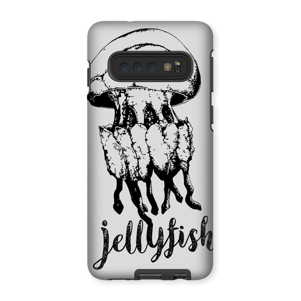 AQUA B&W - 02 - Jellyfish - Tough Phone Case