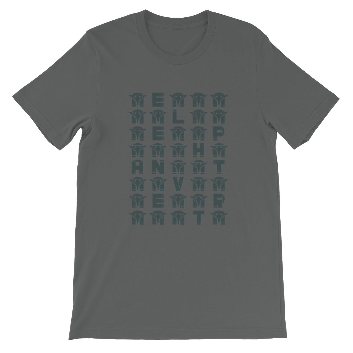 AQUA HMP2 - 04 - Elephant Vert - Unisex Fine Jersey T-Shirt