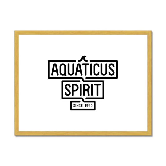 AQUA - 02 - Aquaticus Spirit - Impressão emoldurada antiga