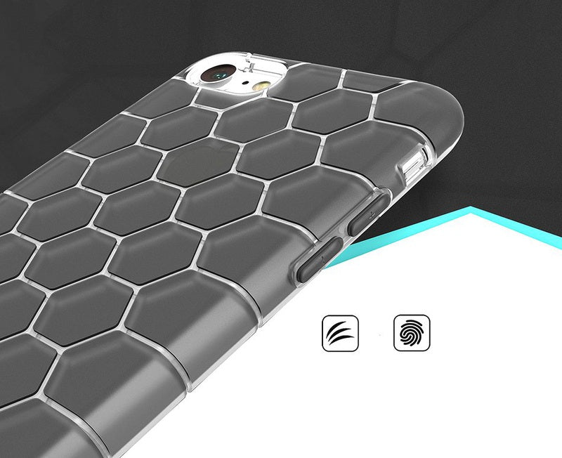 Capa macia para iPhone em favo de mel