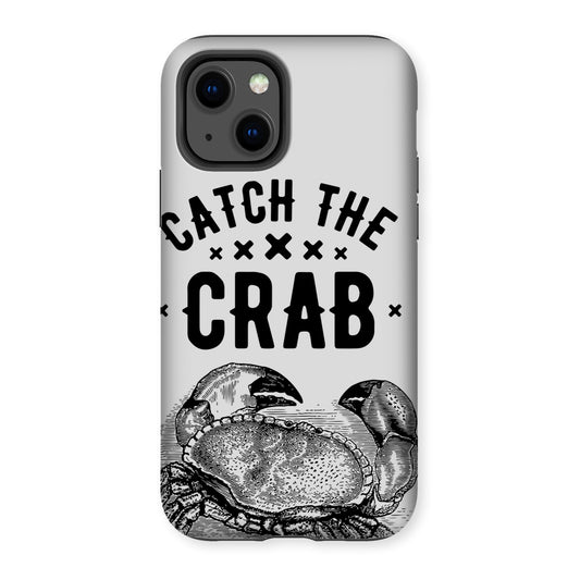 AQUA B&W - 07 - Catch the crab - Tough Phone Case