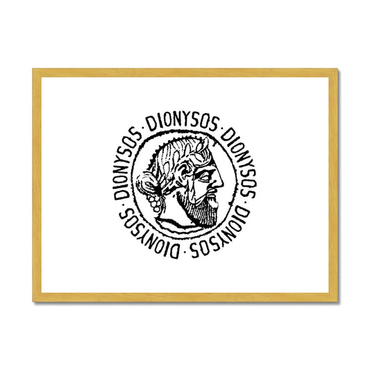 AQUA HMP2 - 02 - Dionysos - Antique Framed & Mounted Print