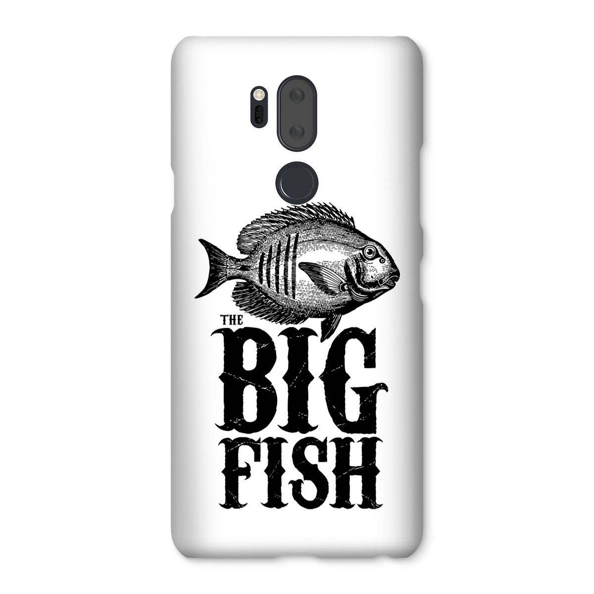 AQUA B&W - 01 -Big Fish - Snap Phone Case