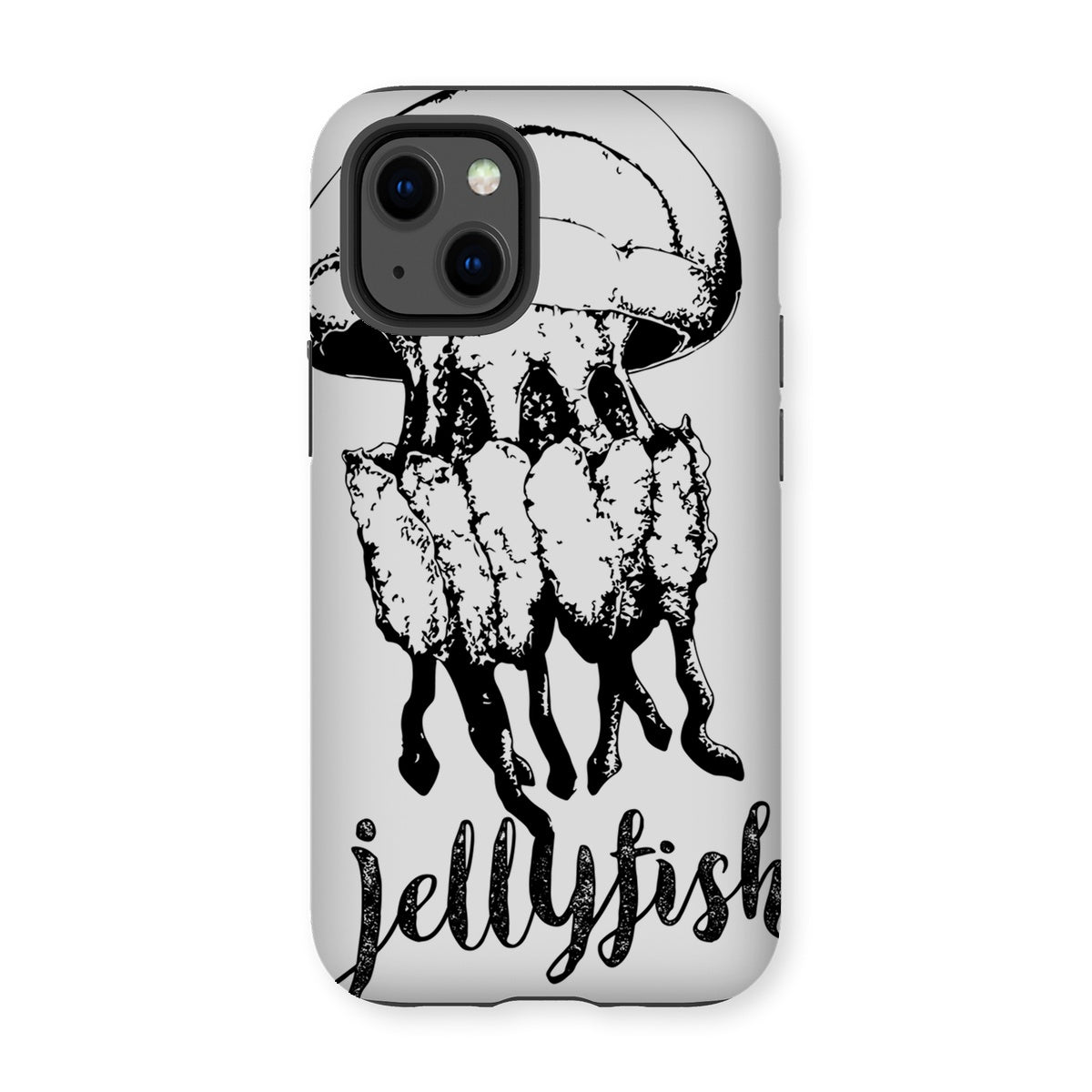 AQUA B&W - 02 - Jellyfish - Tough Phone Case