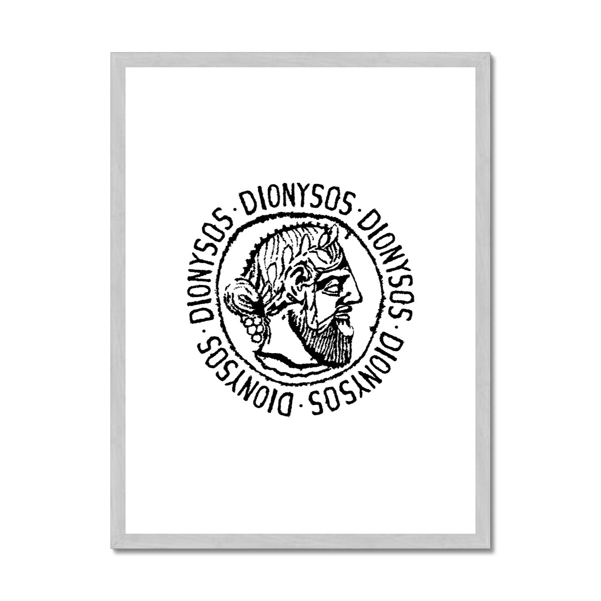 AQUA HMP2 - 02 - Dionysos - Antique Framed & Mounted Print