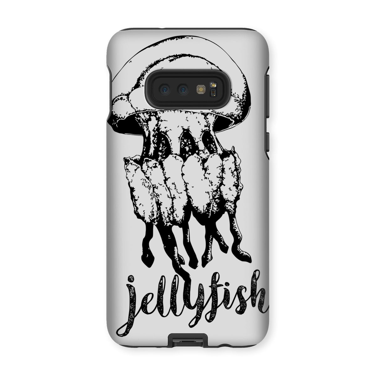 AQUA B&W - 02 - Jellyfish - Tough Phone Case