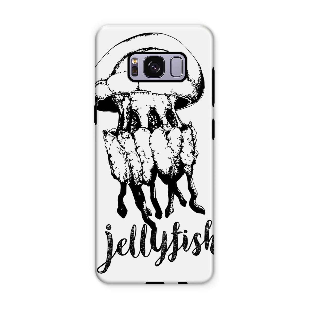 AQUA B&W - 02 - Jellyfish - Tough Phone Case