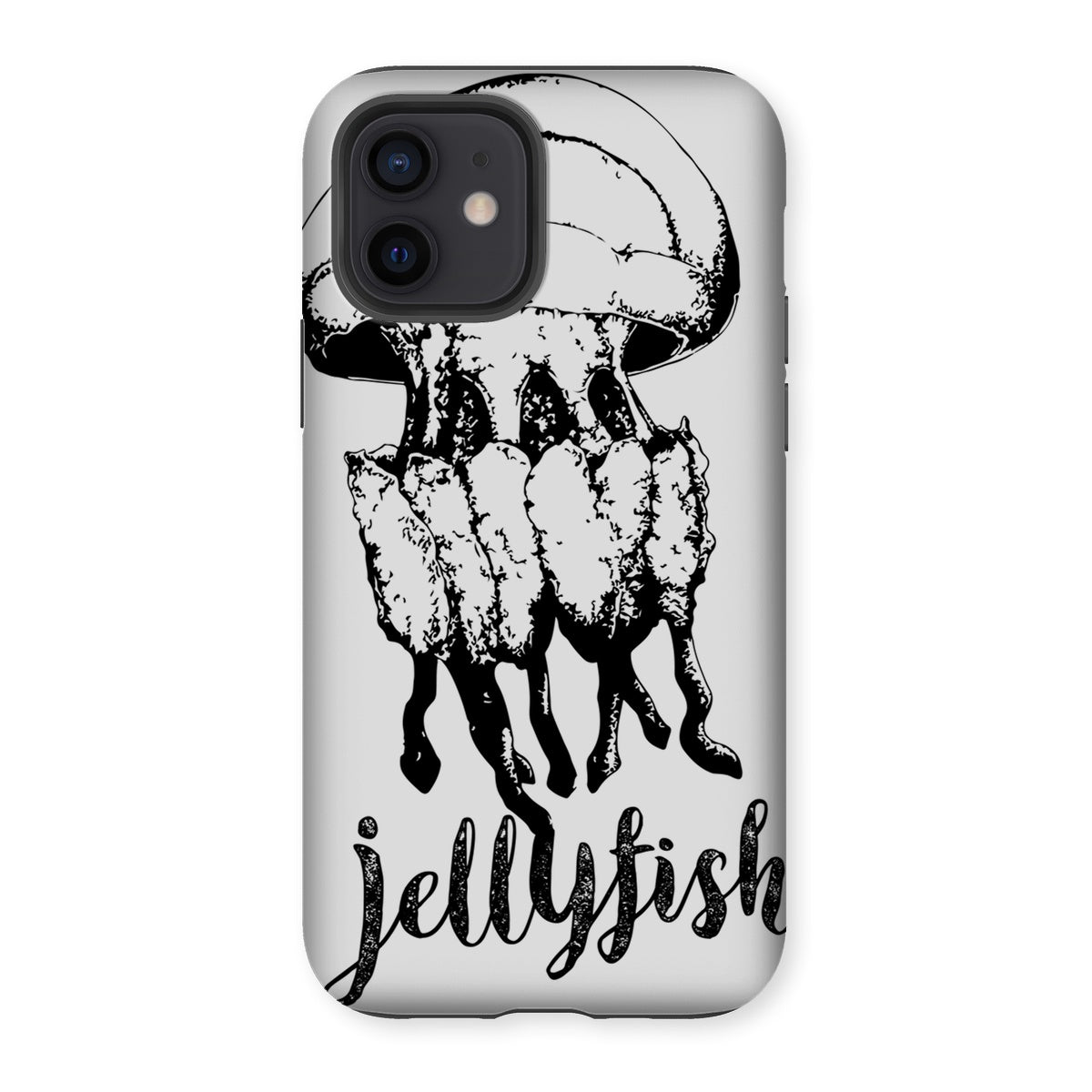 AQUA B&W - 02 - Jellyfish - Tough Phone Case