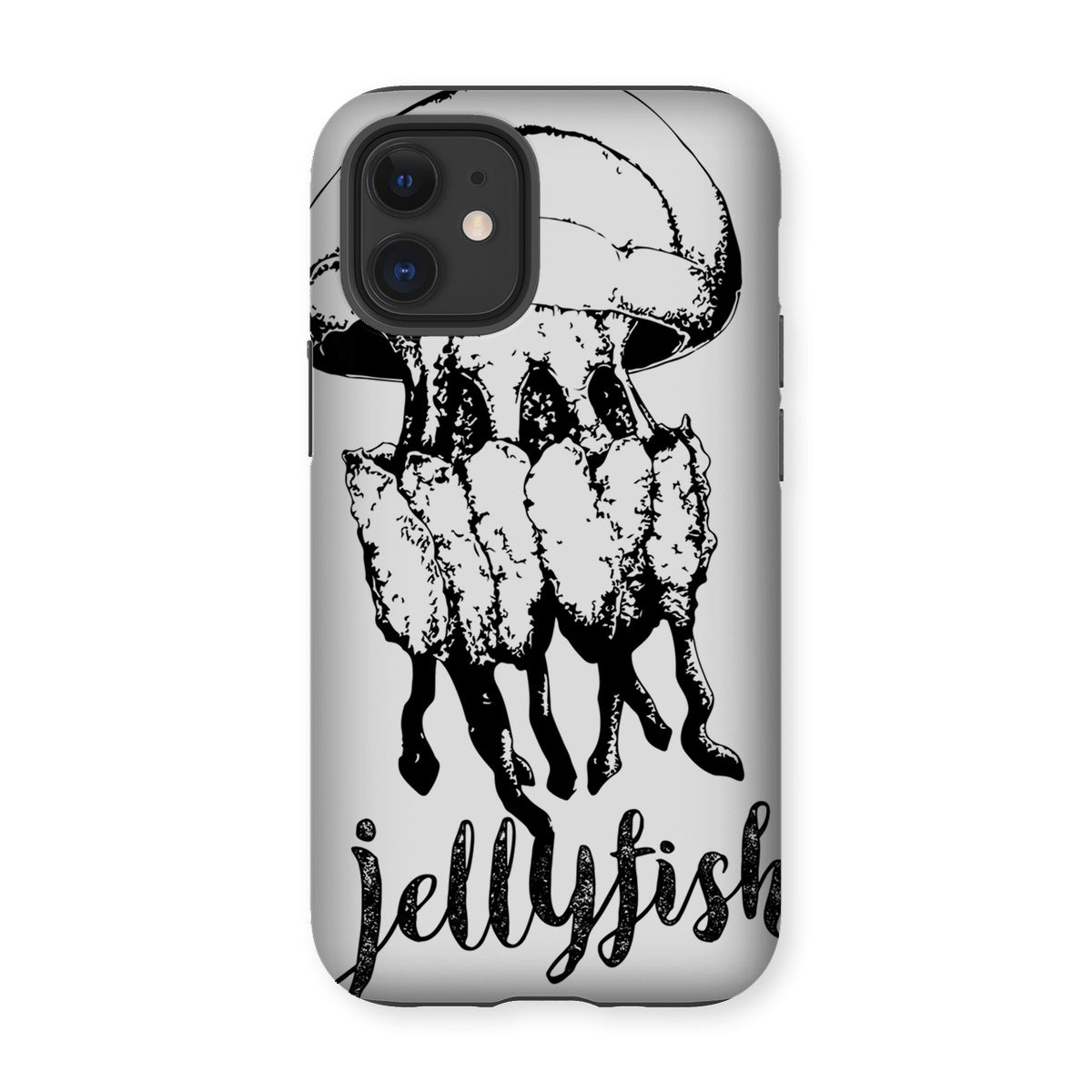 AQUA B&W - 02 - Jellyfish - Tough Phone Case