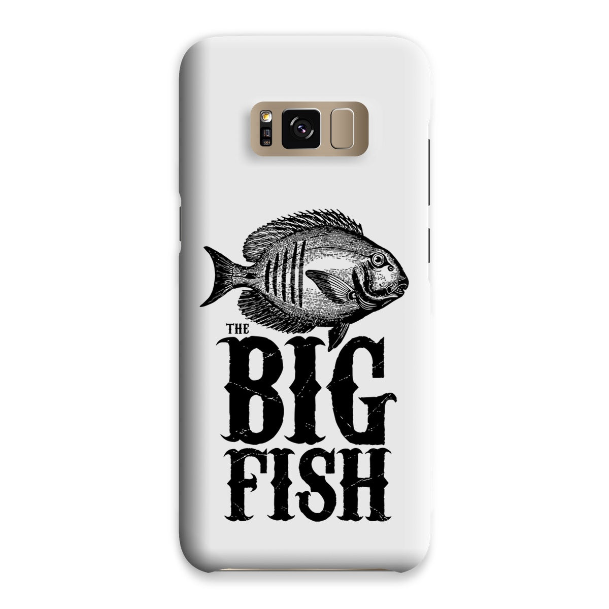 AQUA B&W - 01 -Big Fish - Snap Phone Case