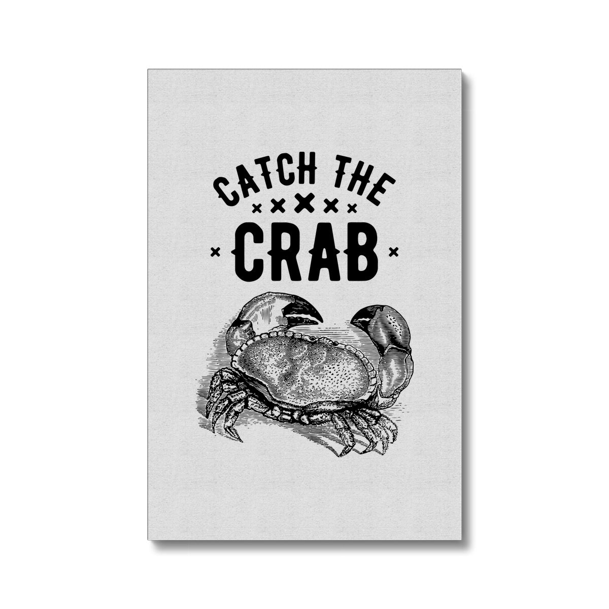 AQUA B&W - 07 - Catch the crab - Eco Canvas