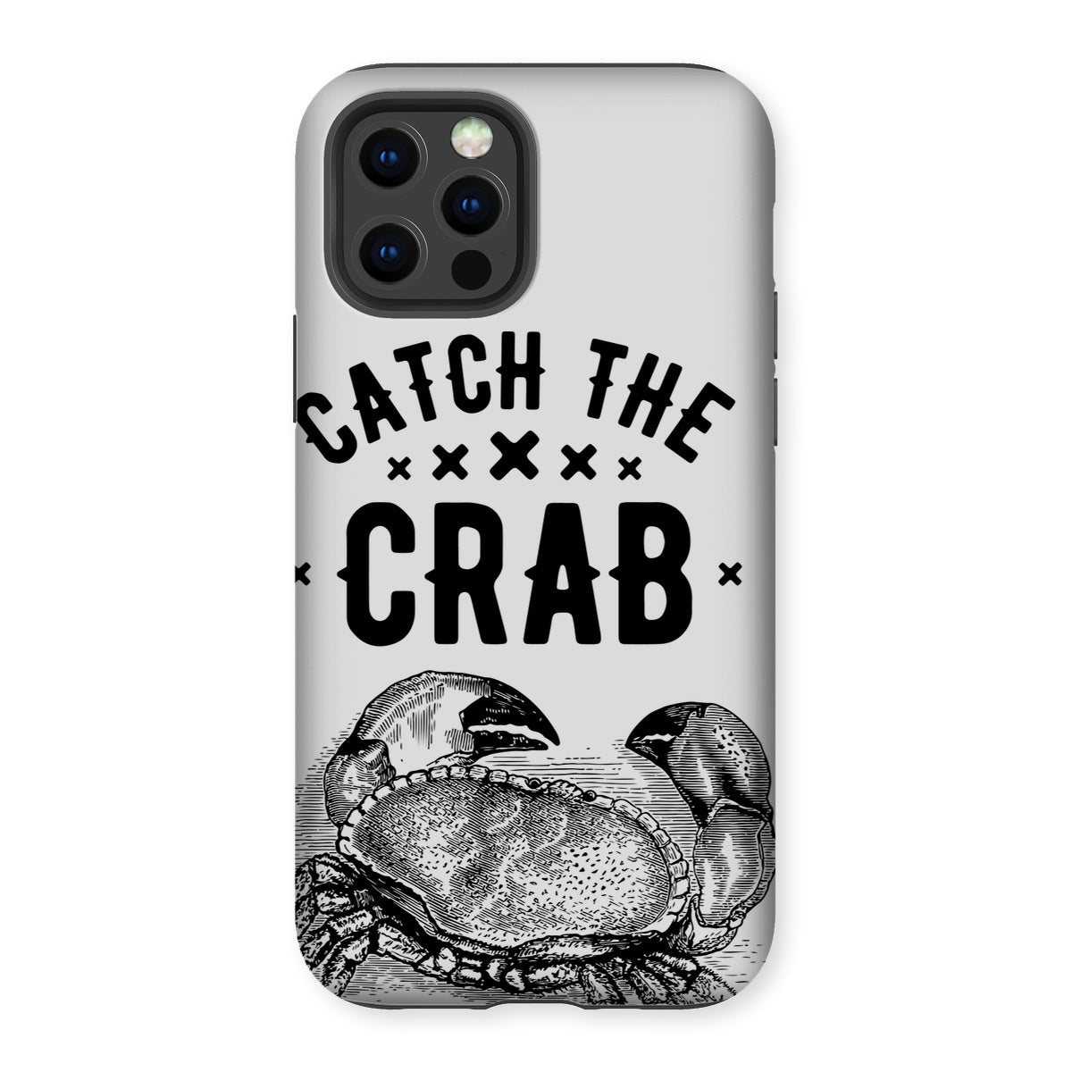 AQUA B&W - 07 - Catch the crab - Tough Phone Case