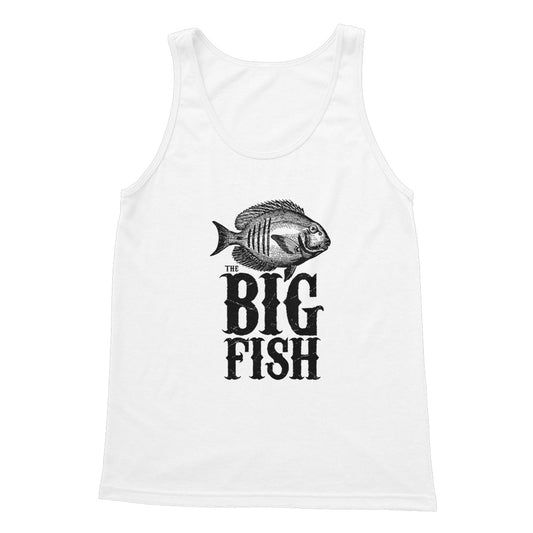 AQUA B&W - 01 -Big Fish - Softstyle Tank Top