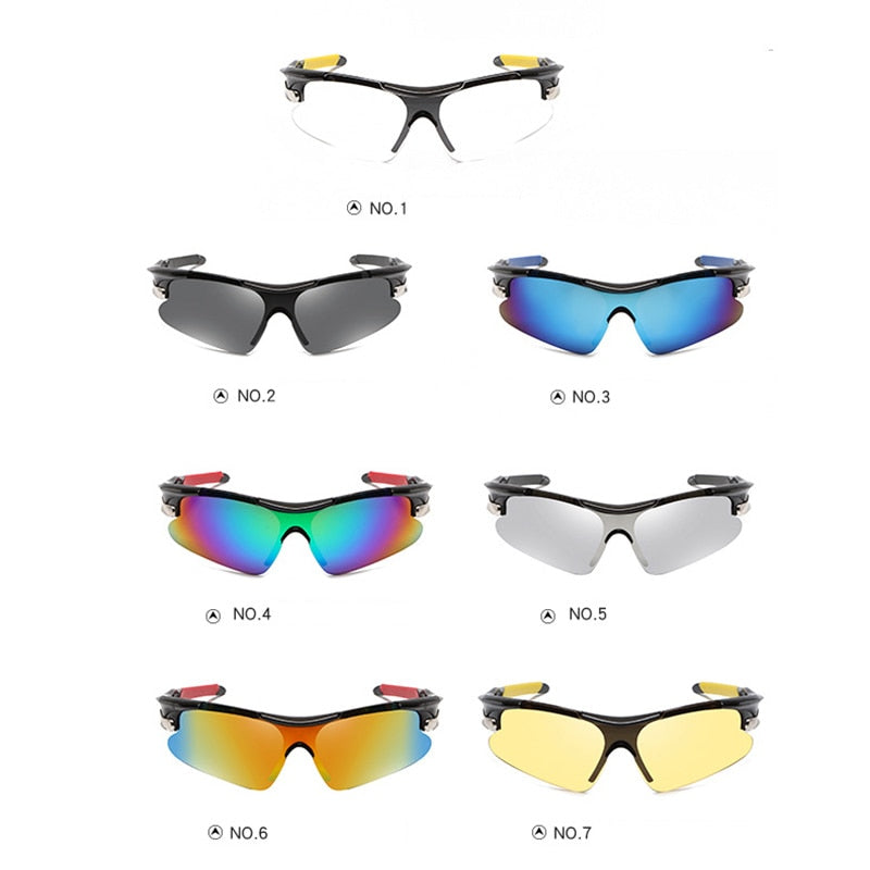 Óculos de sol para bicicleta, óculos de sol para ciclismo de estrada, pc, esportivo, à prova de vento, novo óculos de luz para pilotar, multicolorido