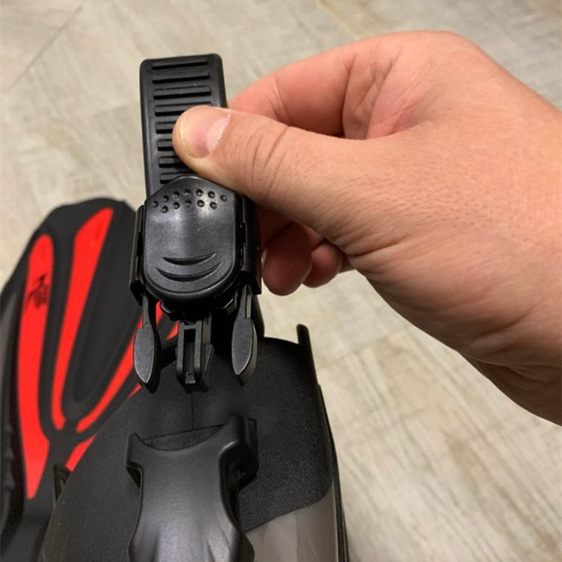 Manter mergulho salto aberto mergulho barbatanas longas ajustável nadadeiras de natação especial para botas de mergulho sapatos monofin engrenagem