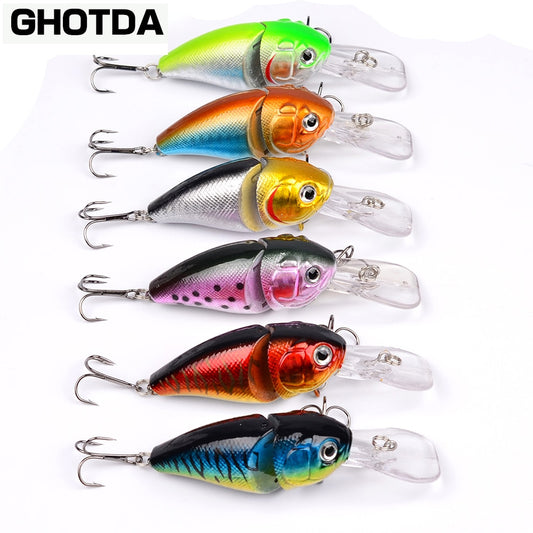 1 STÜCKE Kurbelköder 8,5 cm 14,15 g Schwimmen Fisch Angelköder Künstliche harte Topwater Köder