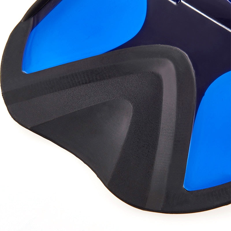 Barbatanas de natação para mergulho com snorkel, barbatanas de natação flexíveis para adultos/crianças, barbatanas submersíveis para pés, esportes aquáticos