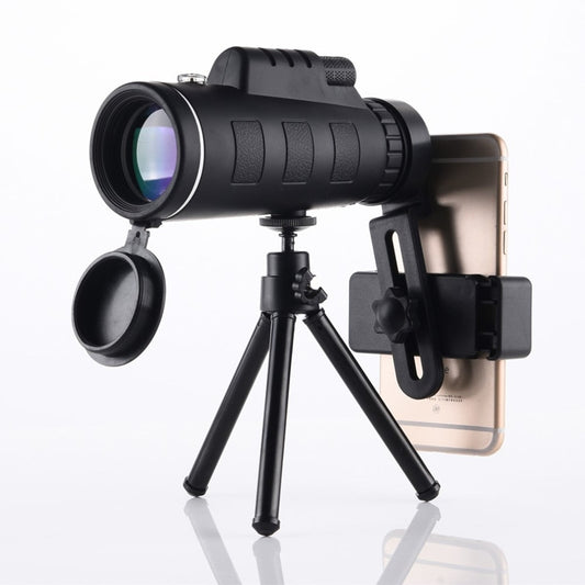 40X60 Zoom Monocular Telescope Clear Weak Night Vision Pocket Telescope With Smart Phone Holder For Camping Scope Binoculars