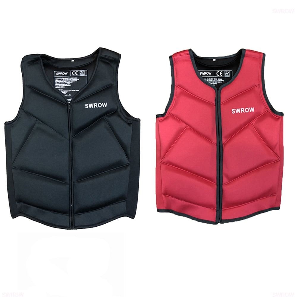 Convenient Neoprene Outdoor Swimming Buoyancy Fishing Life Jacket Sailing Kayak Rescue Swimming  Life Jacket