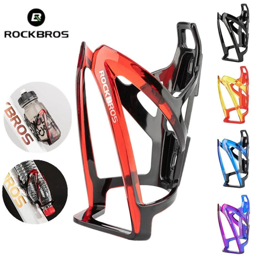 Rockbros bicicleta garrafa gaiolas mtb estrada garrafa de água titular colorido leve ciclismo garrafa suporte acessório da bicicleta