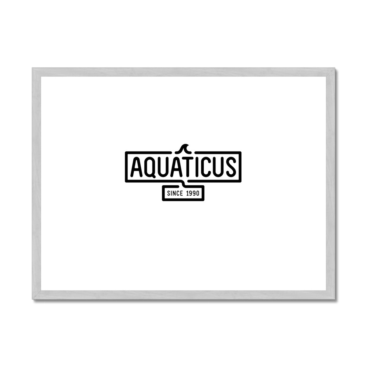 AQUA - 01 - Aquaticus - Antiker gerahmter Druck