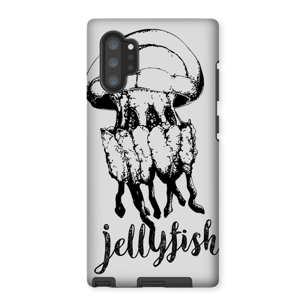 AQUA B&W - 02 - Jellyfish - Tough Phone Case