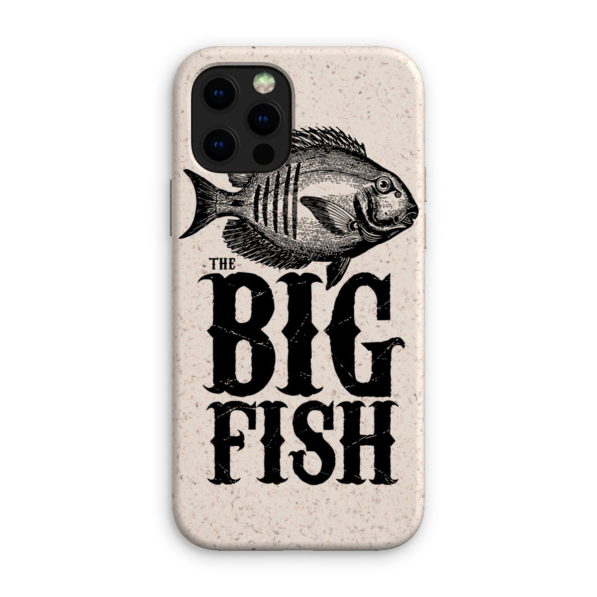 AQUA B&W - 01 -Big Fish - Eco Phone Case