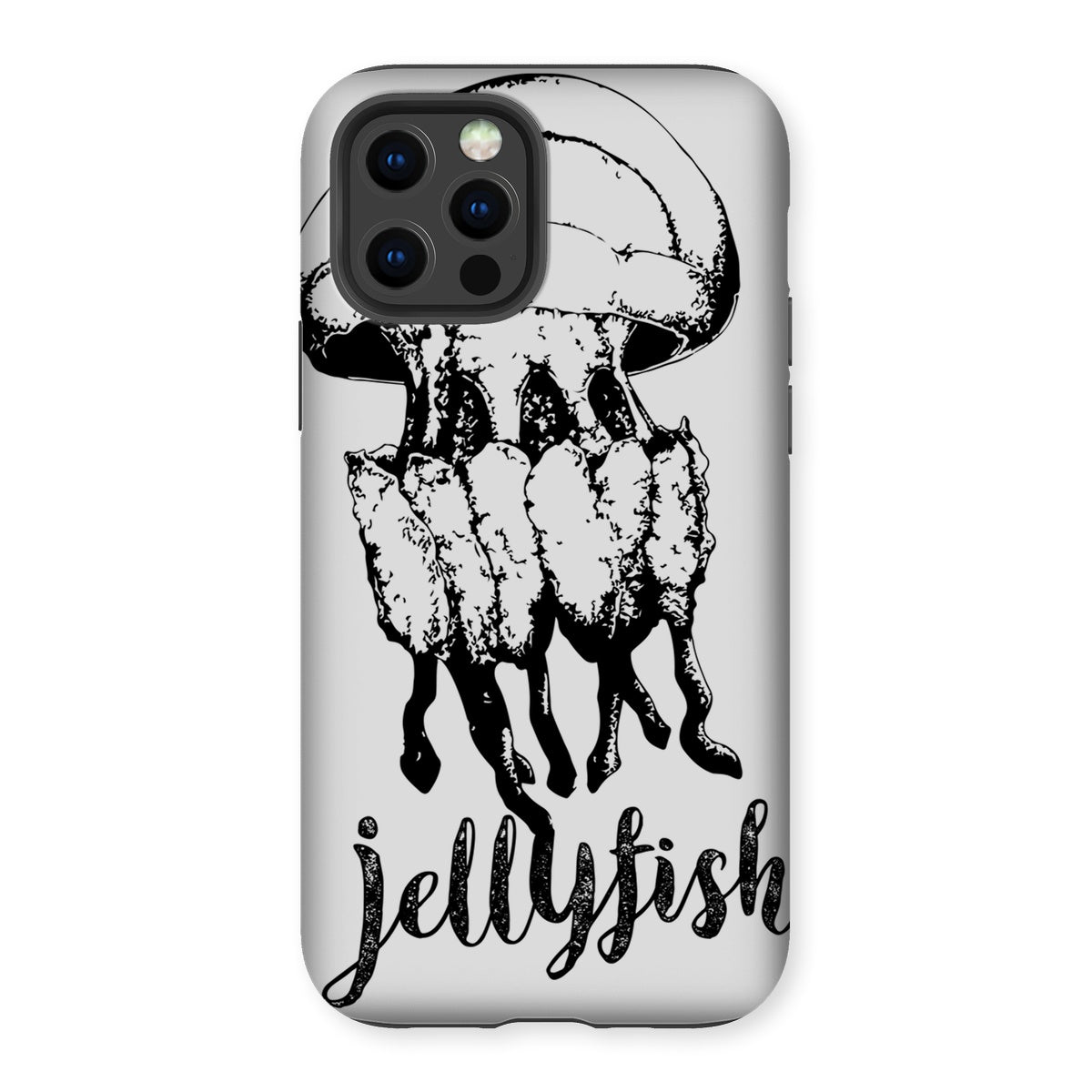 AQUA B&W - 02 - Jellyfish - Tough Phone Case