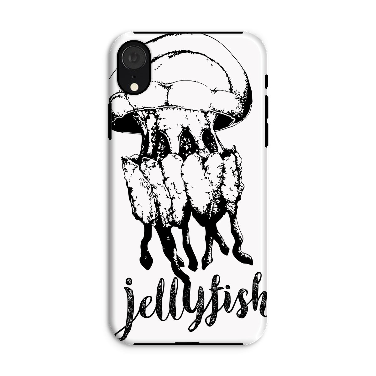 AQUA B&W - 02 - Jellyfish - Tough Phone Case