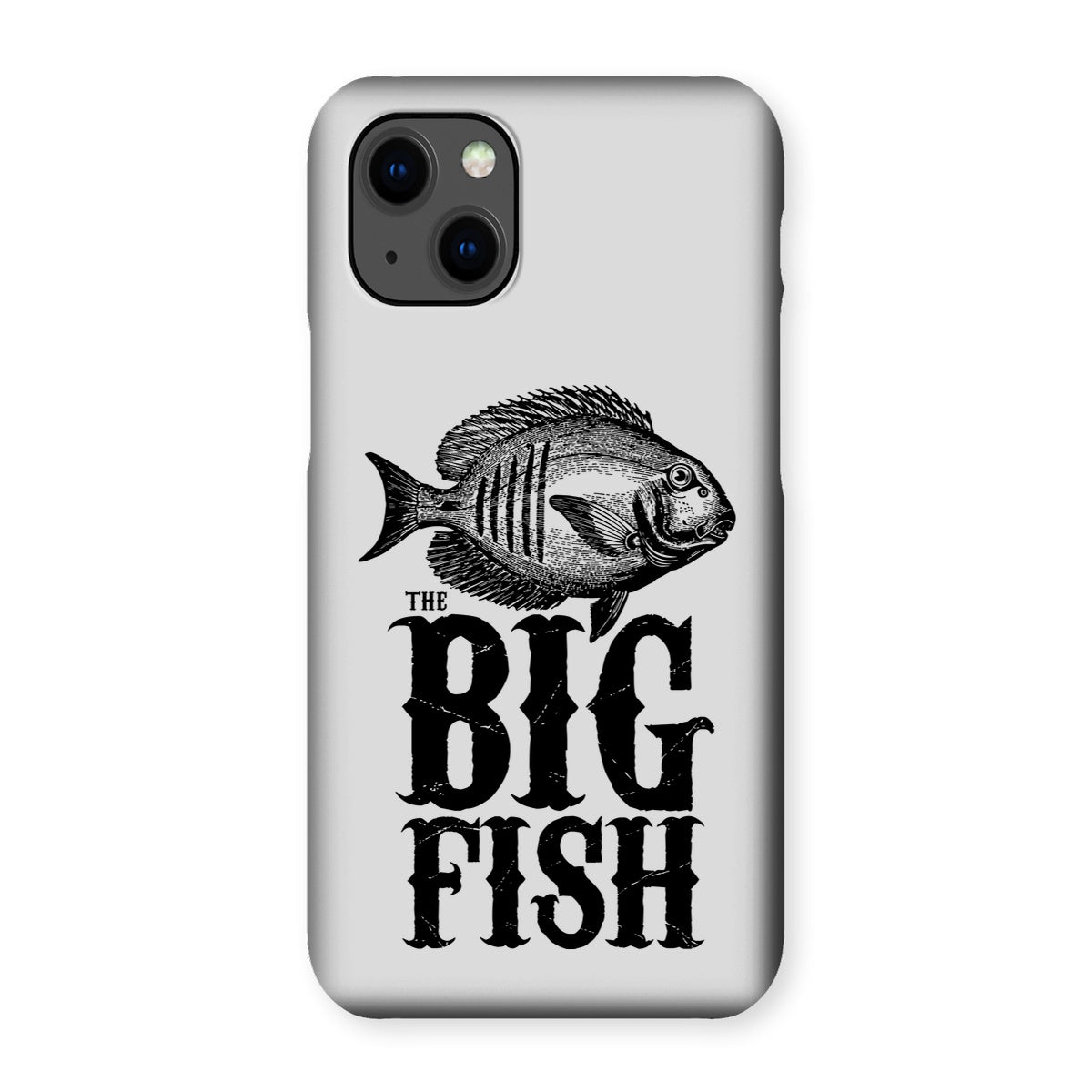 AQUA B&W - 01 -Big Fish - Snap Phone Case