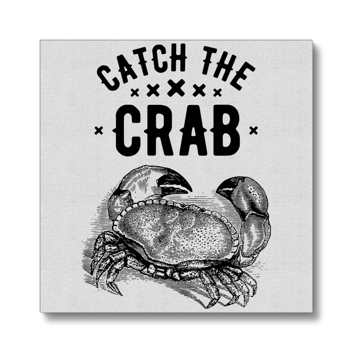 AQUA B&W - 07 - Catch the crab - Eco Canvas
