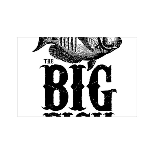 AQUA B&amp;W – 01 – Big Fish – gerollte Leinwand