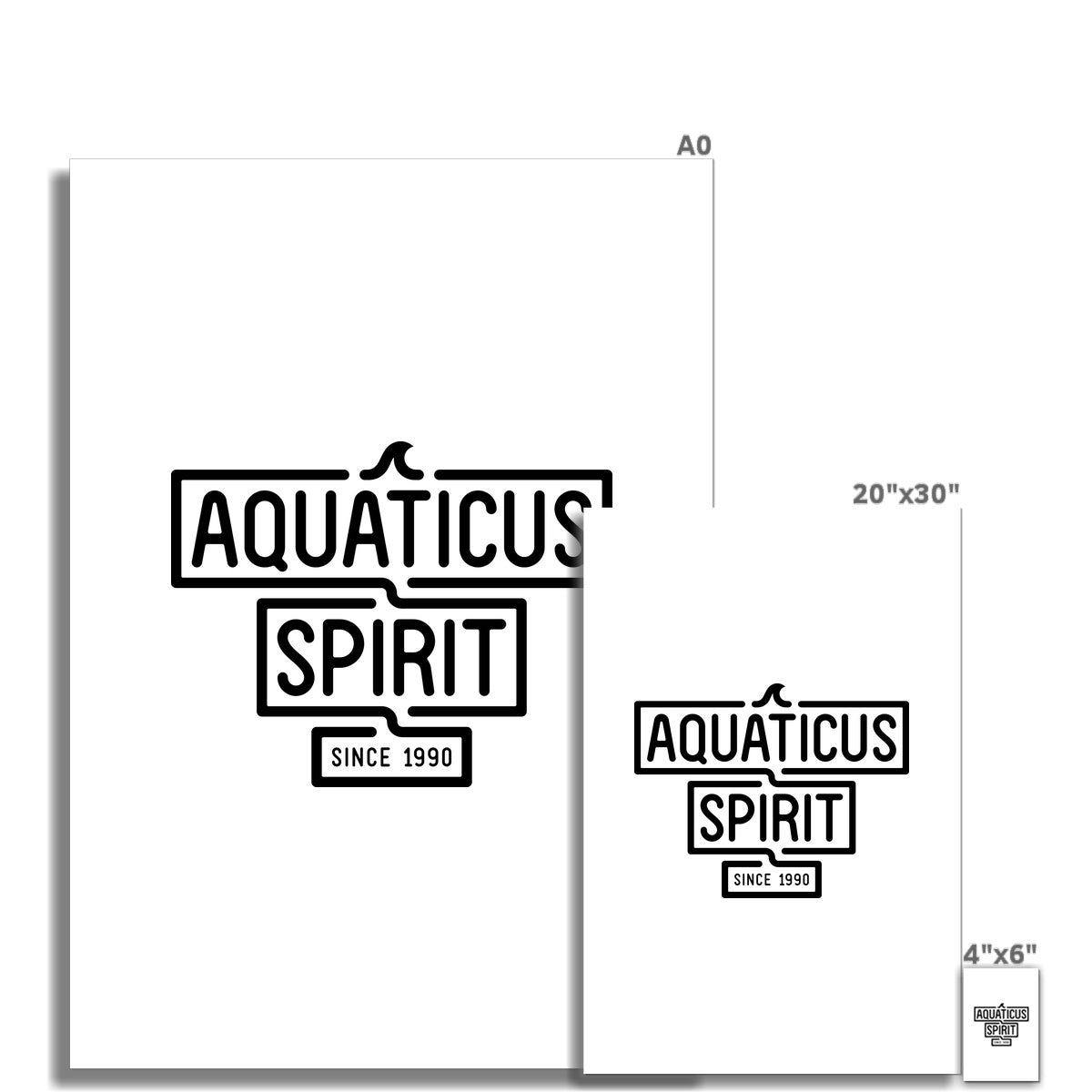 AQUA -  02 - Aquaticus Spirit - Rolled Canvas