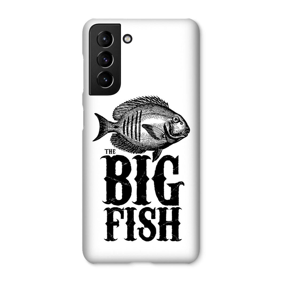 AQUA B&amp;W - 01 -Big Fish - Capa de telefone instantânea