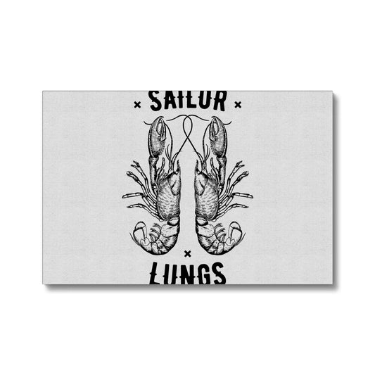 AQUA B&W - 06 - Sailing Lungs - Eco Canvas