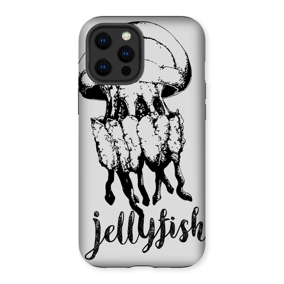 AQUA B&W - 02 - Jellyfish - Tough Phone Case