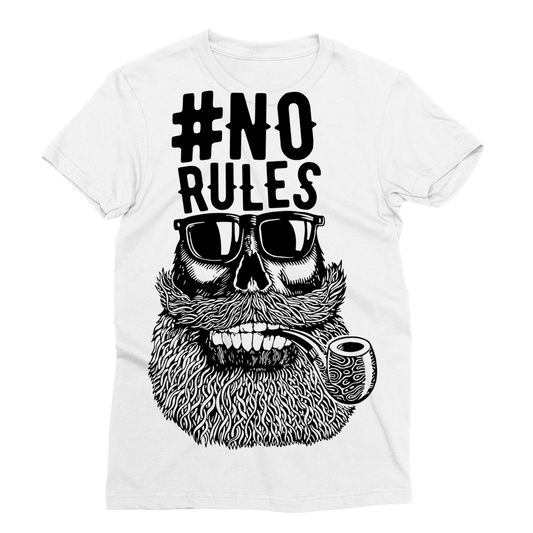 AQUA B&W - 04 - No Rules - Sublimation T-Shirt-Apparel-AQUATICUS