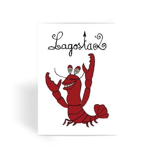 AQUA HMP2 - 06 - Lagosta - Greeting Card-Prints-AQUATICUS